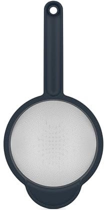 Mepal - Tamiz Chef it - Agujero en el asa para poder colgar - Compatible con los bol para mezclar de Mepal - Resistente al calor hasta 110 °C - Colador de cocina - 16.7 cm - Navy