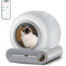 Inodoro para gatos autolimpiable, 68 L, automático, autolimpiable, con bolsas de basura, bajo nivel de entrada, control de aplicación, desodorizador, monitor de salud para varios gatos