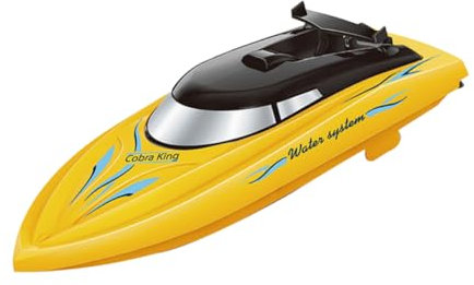 Alasum Fernbedientes Hochgeschwindigkeitsboot Für Mädchen Und Erwachsene Lustiges Wasserspielzeug Gelb Für Pool Und See Mit Einzigartigem Design