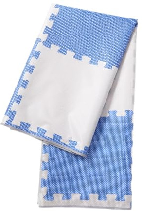 Luwecf Hochstuhl Bodenmatte für Spritzer, waschbar und tragbar, Blau