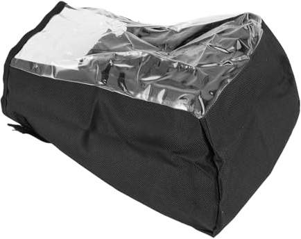 ZJchao Wheelchair Cover, Electric Wheelchair Accessories 25x15cm 600D Oxford Cloth and Transparent Film Weather Joystick Cover Poncho Power Armrest