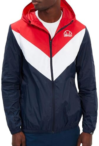 ellesse Herren-Jacke Durezza, Marineblau/Rot, Größe XS, marine, XS