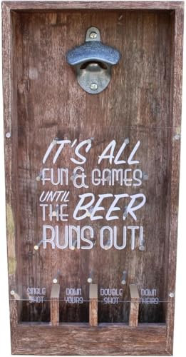 Wall Hanging Bottle Top Drinking Game, Small
