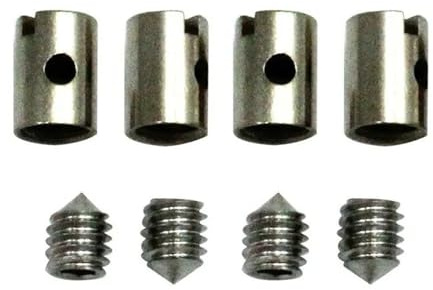 8x Brass Motorcycle Solderless Joint 5mm Throttle Choke Throttle Cables Motorcycle Equipments & Parts