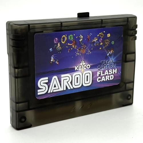 Kaico Sega Saturn Saroo Flash Cart – All-in-One-Patrone – eingebauter Saturn Pseudo Kai – kommt mit einer offiziellen 8GB Micro-SD-Speicherkarte – SS Saroo v1.3 Flash-Laufwerk