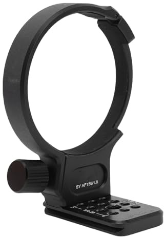 Annadue Tripod Mount Ring, Metal Tripod Collar Mount Ring Replacement, Compatible with Samyang AF 135mm F1.8 Lens, 70mm Fast Release Plate, Various Support Platforms