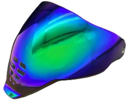 XYJTC Motorrad Motorradhelm-Visier, Gesichtsschutz, Sonnenblende, Windschutzscheibe, Helmvisier for ICON, Airflite und IC-06 – Komplettes Zubehör