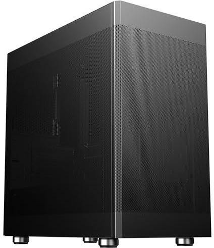Itek Case PROMESH 35B - Gaming Office Mini Tower mATX- Type-C- 2xUSB3-3 Lati MESH