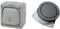 Digiteck Industrial Door Bell Switch & Loud 80DB Alarm, 10A 1Way, Push Button, Grey, ON-OFF, IP66