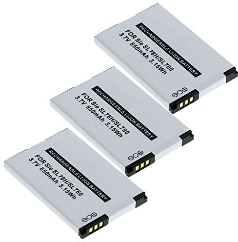 3 x Akku für Siemens gigaset SL78H/ Gigaset SL780/ Gigaset SL785/ Gigaset SL788 (V30145-K1310K-X444 / V30145-K1310-X445 / S30852-D2152-X1)