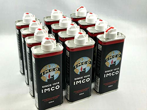 IMCO Benzin - Das Original - 12 x 133ml Kanister Feuerzeug Benzin