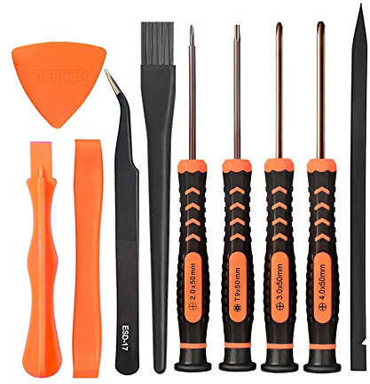 TECKMAN – Kit d'outils de nettoyage pour PS4, avec tournevis Torx TR9 de sécurité, tournevis cruciforme PH00 PH0 PH1, pour console Sony Playstation 4, pour démontage de manette pour dépoussiérer