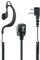 TechSide Microfono Auricolare Avvolgente Doppio Cavo a Spirale 2 pin Midland | Per Radio ricetrasmittenti | Compatibile con G7 pro G8 G9 pro M24 M48 M99 XT30 XT50 XT70 | Vigilanza Sicurezza SoftAir