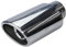 AERZETIX - C53737 - Punta del silenziatore/terminale di scarico - diametro 30-42mm - lunghezza 146mm - copertura cromata