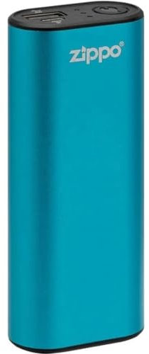 Zippo HeatBank 6 - Rechargeable Hand Warmer - 6 Hour Run Time - 3 Settings - For Indoor & Outdoor Use - Battery & Heat Indicator Light - One Size - Black