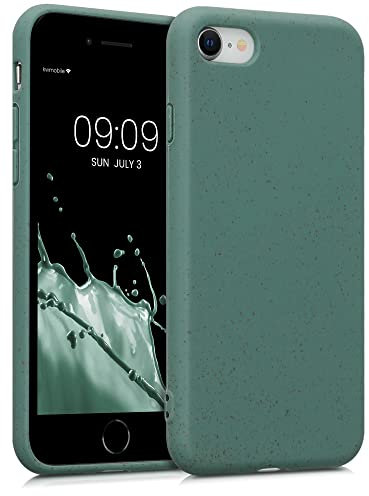 kalibri Case kompatibel mit Apple iPhone SE (2022) / iPhone SE (2020) / iPhone 8 / iPhone 7 - Hülle Handy - Handyhülle Tannengrün
