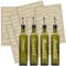 Prefdo Bold Cursive - 132 etichette per bottiglie di olio e aceto, trasparenti, impermeabili e a prova di olio, etichette per dispenser di olio per l'organizzazione e la conservazione della cucina