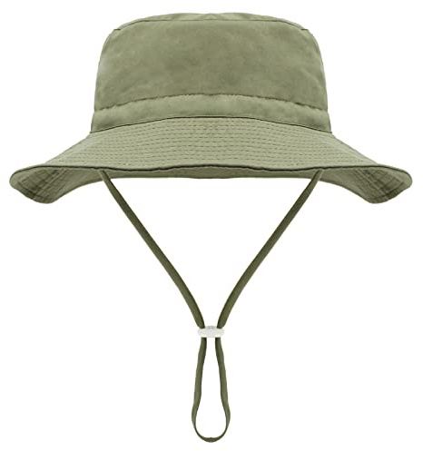 Malaxlx Unisexe Bob Bébé Enfant Chapeau de Soleil Chapeau de Pêcheur Nourrisson Chapeaux de Seau Large Bord Chapeau de Plage Visière pour Fille Garçon