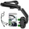 DOUBFIVSY Auto-Handyhalterung + USB-Kabel, 360° multifunktionale Auto-Sonnenblende, Handyhalterung, universal, verstellbar, für Auto, Zuhause, Küche, kompatibel mit den meisten Handys