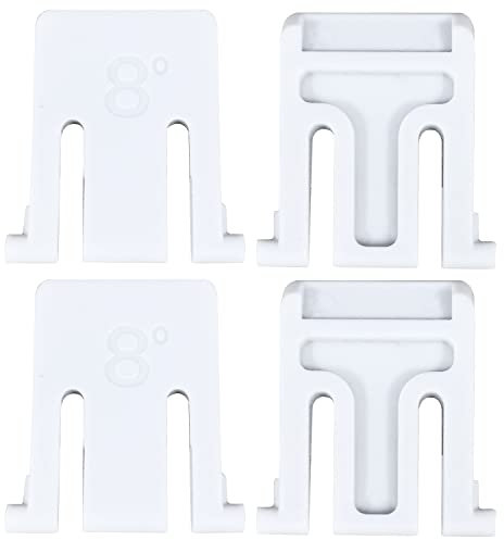 Logitech K200 K260 K270 K275 Keyboard Stand Replacement Kit - 4Pcs Keyboard Feet Legs - White