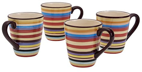 Tabletops Gallery Sedona Tassen, 473 ml, 4 Stück