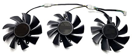 MAHIE Nouveau 1 Set RTX 2060 X-Gaming GPU Fan, Convient for ZOTAC GeForce GTX 1660 1660 Ti、RTX 2060 2060 Super X-Gaming Carte Graphique Ventilateur de Refroidissement Cheerfully