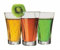 Tradineur - Set de 6 vasos de cristal para refresco, modelo Truva, resistentes, aptos para lavavajillas, servir whisky, licores, agua (350 ml, 13 x 9 cm)