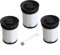 LVYXON Feinstaubfilter Set Ersatz passend für Miele TriFlex HX1 FSF Pro Cat & Dog HX-FSF Staubsaugerfilter, HEPA Ersatz 11289902 (3 Sets Filter + 1 Reinigungsbürste)