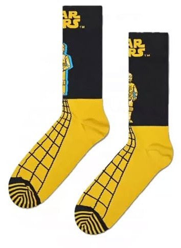 Happy Socks Star Wars™ C-3po Half Socks EU 36-40