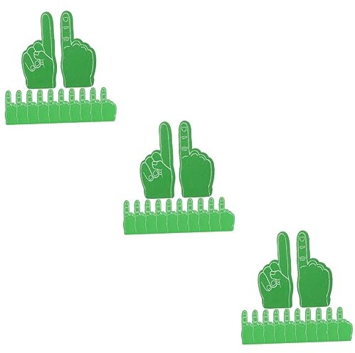 BESPORTBLE 36 Stk Schaumfinger Für Sportpartys Wir Sind 1 Hand Weihnachtsgeschenke Strumpf Stuffer Geschenke Feier Pom Poms Requisiten Für Sportveranstaltungen Nummer 1 Singen Kind Handschuhe