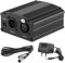 Qutsvosh Para Fuente de MicróFono 48V Phantom Power Bm 800 con Adaptador Cable de Audio XLR para Cualquier Equipo de GrabacióN de MúSica Enchufe de la UE