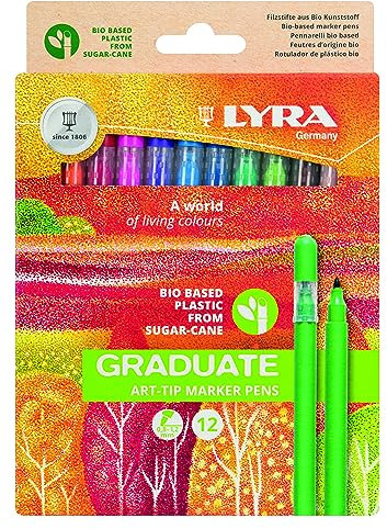 LYRA Graduate Art-Tip Marker, 12 Farben