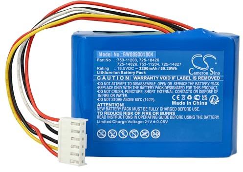 vhbw Akku Ersatz für Cub Cadet 753-11203, 753-11204, 725-14826, 725-14827, 725-18426 für Rasenroboter (3200mAh 18,5V Li-Ion)