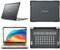 UFinetech Custodia per Huawei MateBook D14 2023 14 Pollici - Cover Protettiva Rigida Nero, Ultra-Sottile, Antishock, Antigraffio, Design Elegante con Ventilazione, Adatta per Uomini e Donne