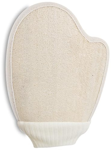 OWIIZI Koreanischer Luffa-Peeling-Handschuh, Luffa-Duschhandschuhe für | Natürlicher Loofah mit Peeling-Körperdusche | Luffa-Schwamm-Pad Fäustling Peeling-Handschuh Dusche für ältere Menschen