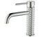Chrome Bathroom Sink Mixer Taps - Brass Basin Mixer Tap One Hole - Silver Bathroom Mixer Tap Single Lever Water Tap