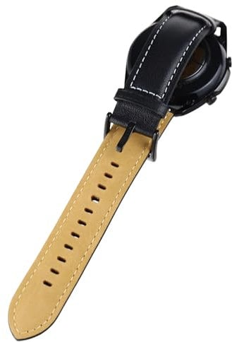 SITAFU Cinturino in Pelle 20mm per Orologio, Cinturini Smartwatch Compatible con Samsung Galaxy Watch 3 41mm/2 Mini/Bip U Pro, Samsung Galaxy Watch 4/5 40mm 44mm, Huawei Watch GT 2/3 42mm Unisex