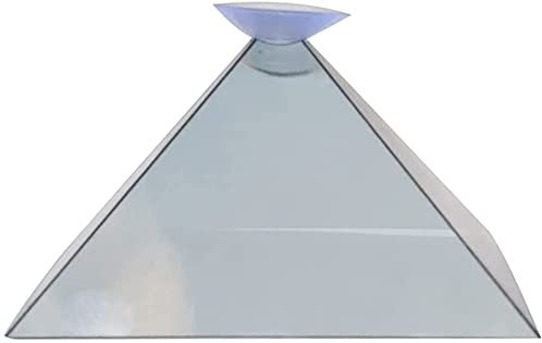 Generic 1 Pz 3D Ologramma Display Piramide 3D Olografico Proiettore Video Piramide Stand per Smart Cellulare, Display di prodotti, Personaggi Animati, Intrattenimento Personale