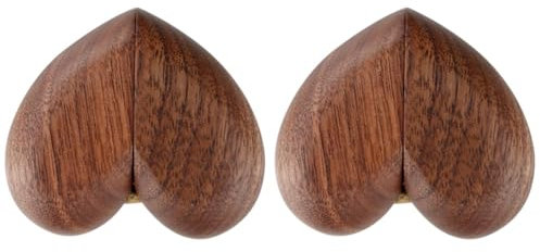 IMIKEYA 2 Stücke Box Elegante Holz Engagement Box Herzförmige Schmuck Box Für Vorschlag Hochzeit