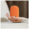 LVSHUOHC Calefactor Bateria Recargable FuncióN De Masaje Y Banco De EnergíA (10000 Mah), Calentadores Manos Terciopelo FrancéS CóModo, Calienta Manos BateríA,Orange