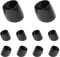 19mm Ferrule End Caps, For 20 Degree Angled Furniture Chair Legs (Pack of 100) - See Second Photo for Ordering Guide, Replacement Feet for School Chairs - by Keay Vital Parts