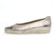 GABOR Petunia Wedge Heel Soft Leather Wedge Ballet Pumps 66.042 (Mutaro Gold, UK Footwear Size System, Adult, Women, Numeric, Medium, 6)