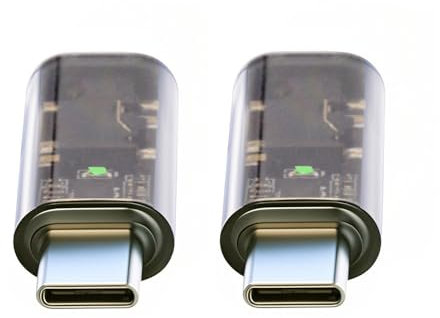 xiwai Lot de 2 adaptateurs de Carte Son USB-C de Type C vers Audio 3,5 mm AUX et 16 Bits 48 kHz MIC Compatible avec Ordinateur Portable, Tablette, téléphone