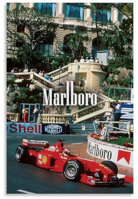 KUAILI F1-Poster, Schlafzimmer, Wandkunst, Dekoration, Leinwand, 30 x 45 cm, ungerahmter Stil