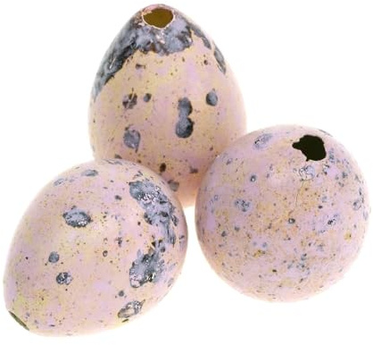 Viana Wachteleier Lavendel 3cm 50St - Dekoration Ostern Basteln Kinder DIY, 50 Stück