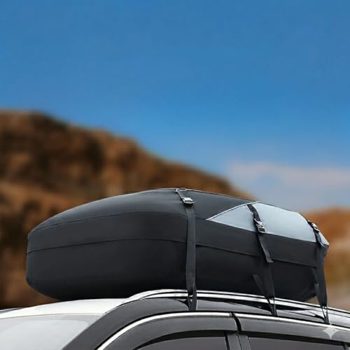 WENINETIES 1 Stück Dachbox für Mercedes Benz GLC SUV X254 X253 GLC 53 43/GLC 200 220 260/GLC, wasserdichte Dachtasche Faltbare Gepäcktasche Dachgepäckträger Autodach Transporttasche Dachgepäck