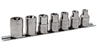 1/2 TORX Socket Rail Set 7 PC - Unid: 1