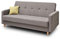 mb-moebel Couch mit Schlaffunktion Sofa Schlafsofa Wohnzimmercouch Bettsofa Ausziehbar - Perry (Braun)