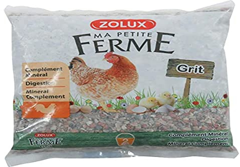 Zolux Aliment Complementaire Poules Grit 2Kg, 1 Unité (Lot de 1)
