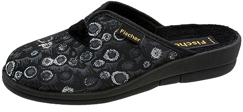 Fischer Dora, Damen Pantoffeln, 203620,Grau Grau 666,38 EU
